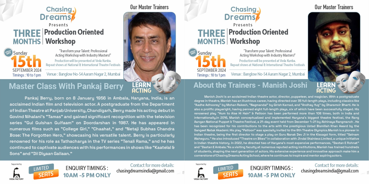 Three Months Production Oriented Workshop